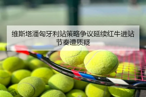 维斯塔潘匈牙利站策略争议延续红牛进站节奏遭质疑