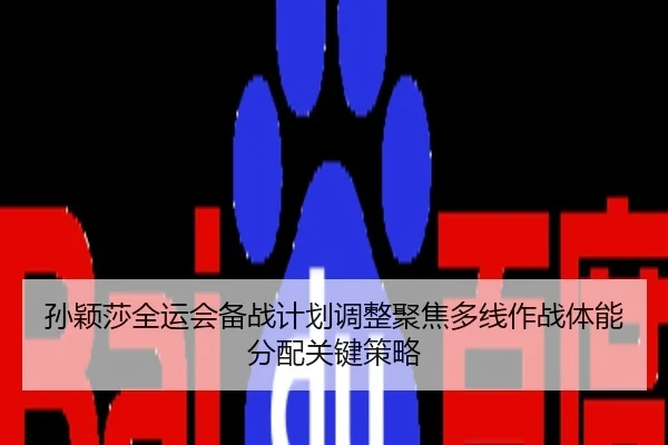 孙颖莎全运会备战计划调整聚焦多线作战体能分配关键策略